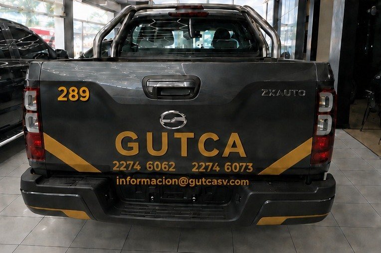 Vehículo GUTCA vista trasera